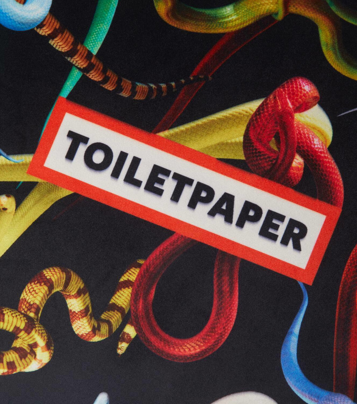 Seletti x Toiletpaper Snakes cushion