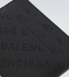 Balenciaga - Logo-embossed leather cardholder