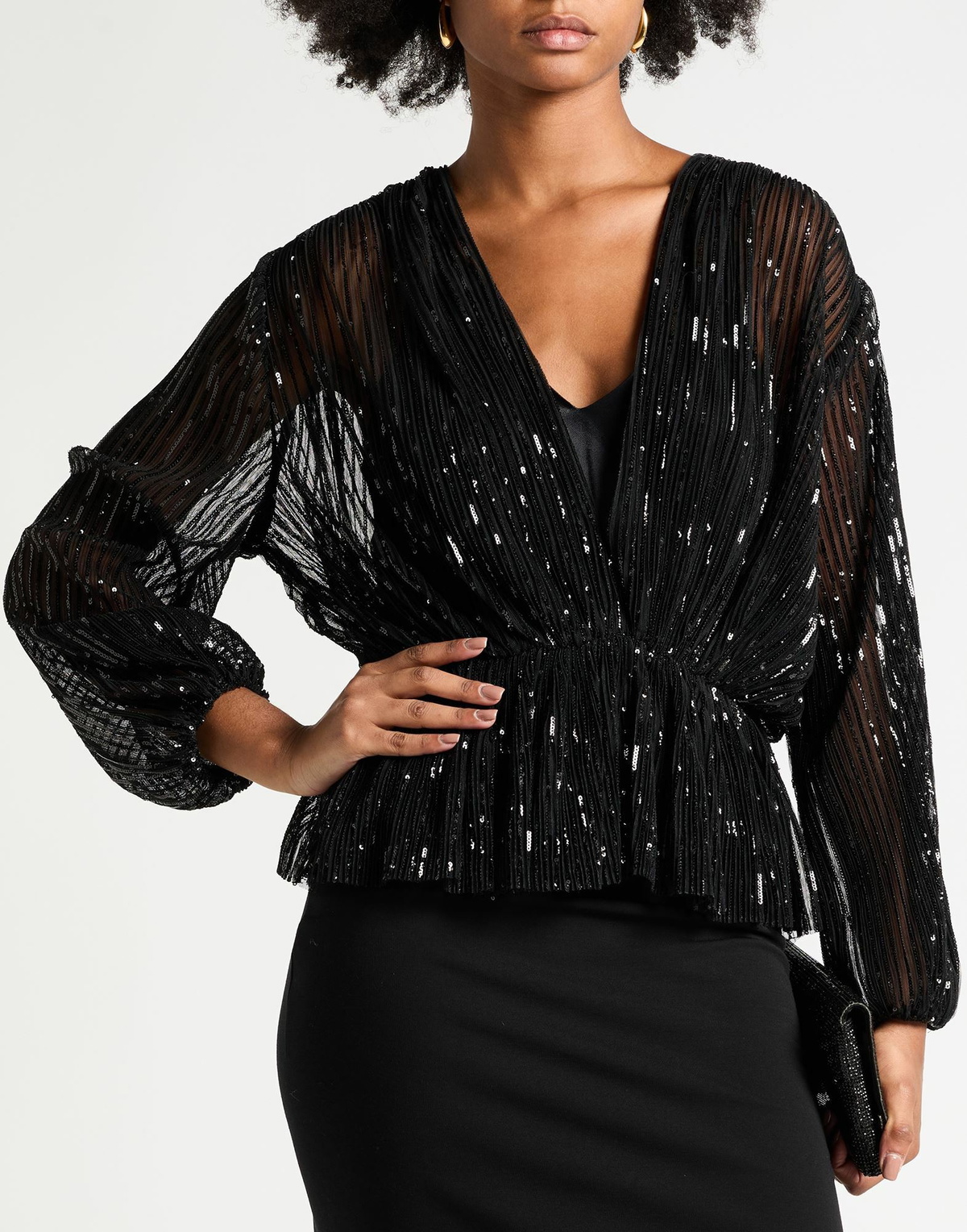 Maje Womens Top in Black