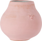 Rami Kim Studio Pink Ceramic Mini Face Vase