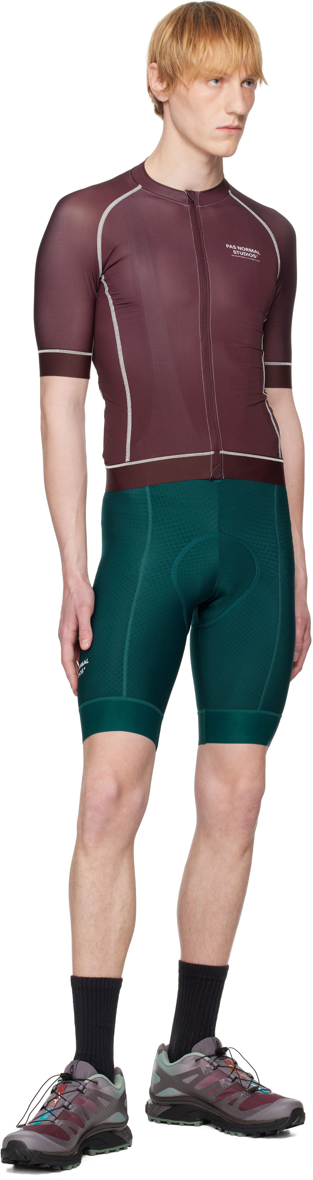 Pas Normal Studios Green 'Essential' Bib Shorts