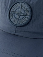 Stone Island - Logo-Embroidered Shell Baseball Cap - Blue