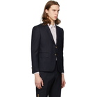 Thom Browne Navy Super 120s Twill Sport Blazer