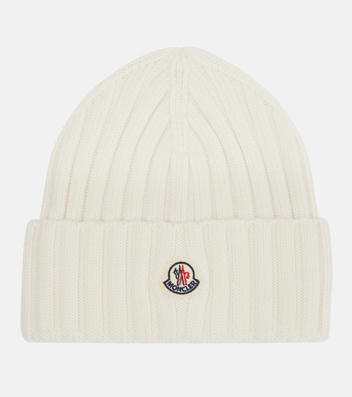 Moncler Logo virgin wool beanie