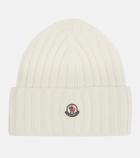 Moncler Logo virgin wool beanie