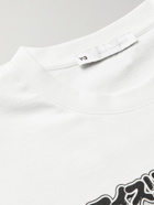 Y-3 - Printed Cotton-Jersey T-Shirt - White