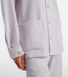 God's True Cashmere Affirmations cashmere pajama shirt with moonstone