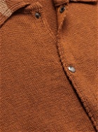 Oliver Spencer - Roxwell Linen and Cotton-Blend Cardigan - Orange
