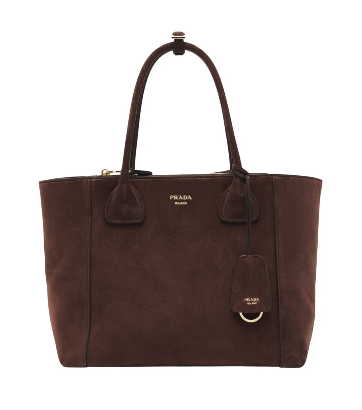 Photo: Prada Prada Nova Large suede tote bag