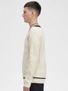 Fred Perry Sweater Beige   Mens