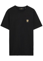 Belstaff Logo-appliquéd Cotton T-shirt Black