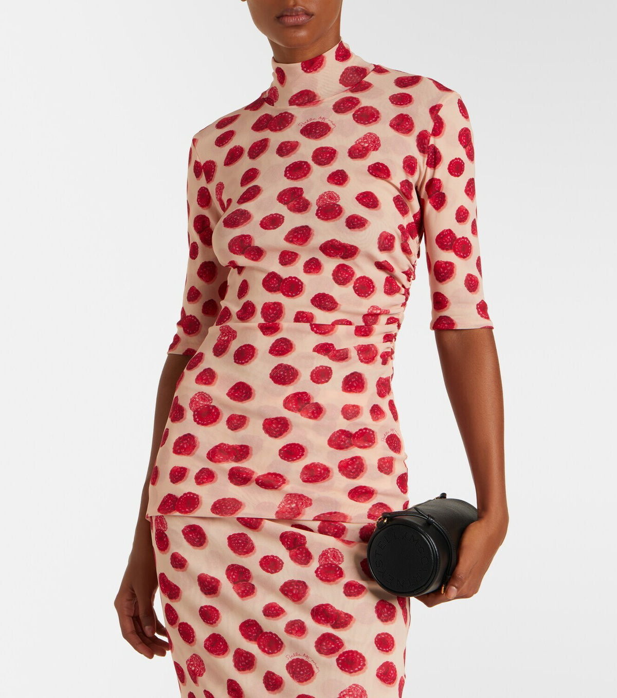 Stella McCartney Printed mesh T-shirt