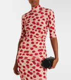 Stella McCartney Printed mesh T-shirt