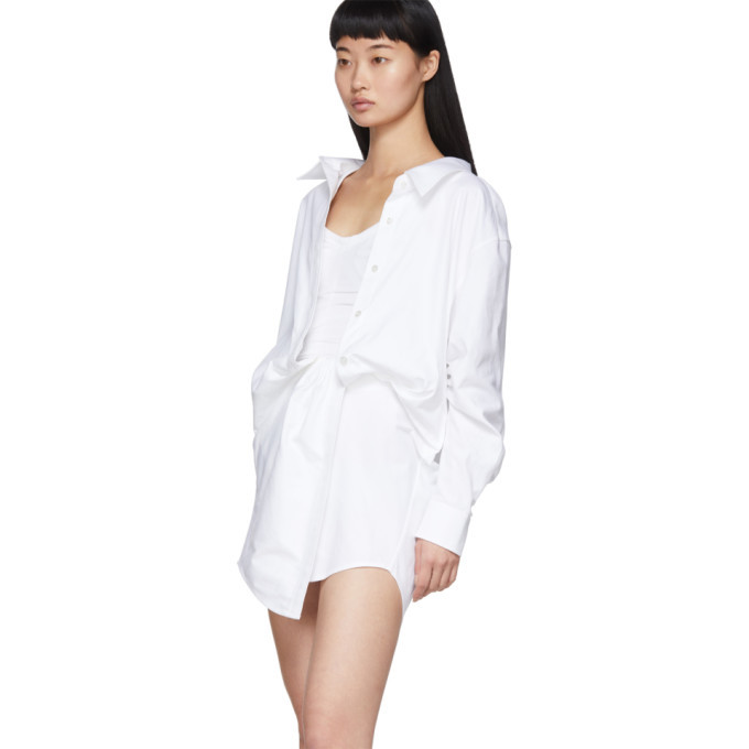 alexander wang falling twist shirt dress Alexander Wang Black Falling Twist Shirt Dress Alexander Wang