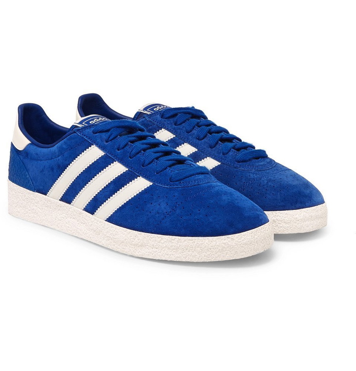 Photo: adidas Originals - München Super SPZL Suede Sneakers - Men - Blue