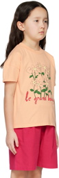 The Campamento Kids Beige 'Le Grand Bouquet' T-Shirt