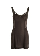 Knwls Grace Harness Fine-knit Mini Dress Brown