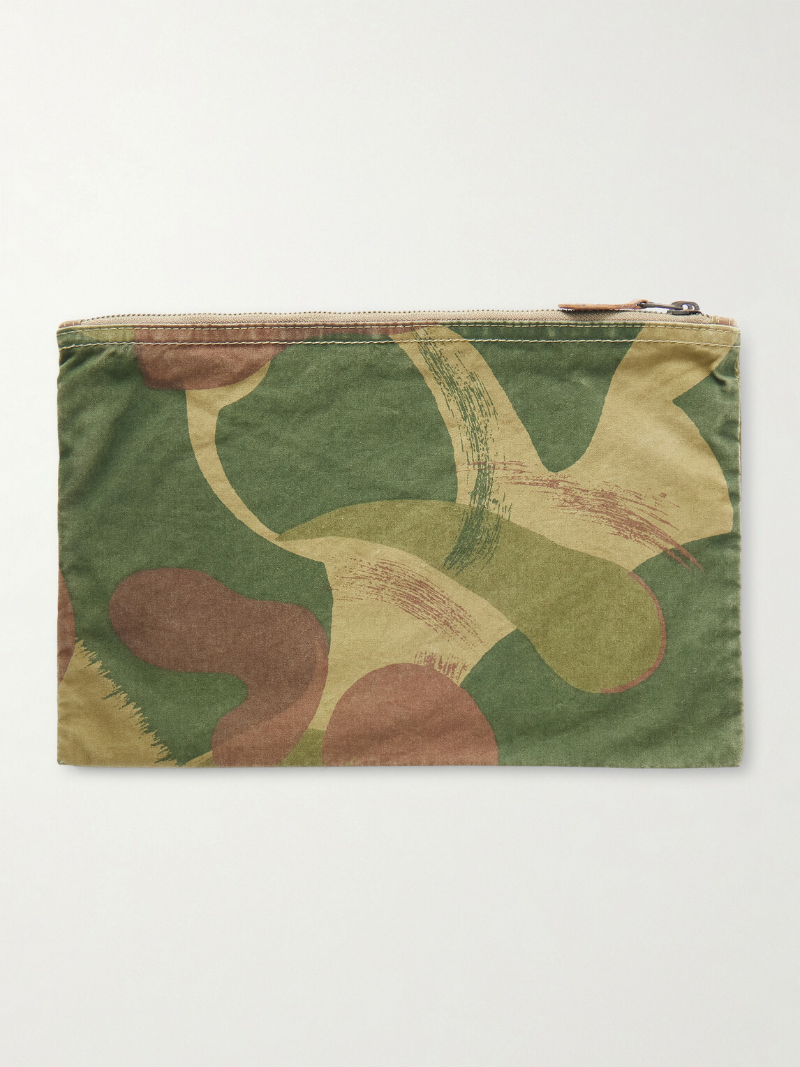 RRL - Three-Pack Camouflage-Print Cotton-Canvas Pouches