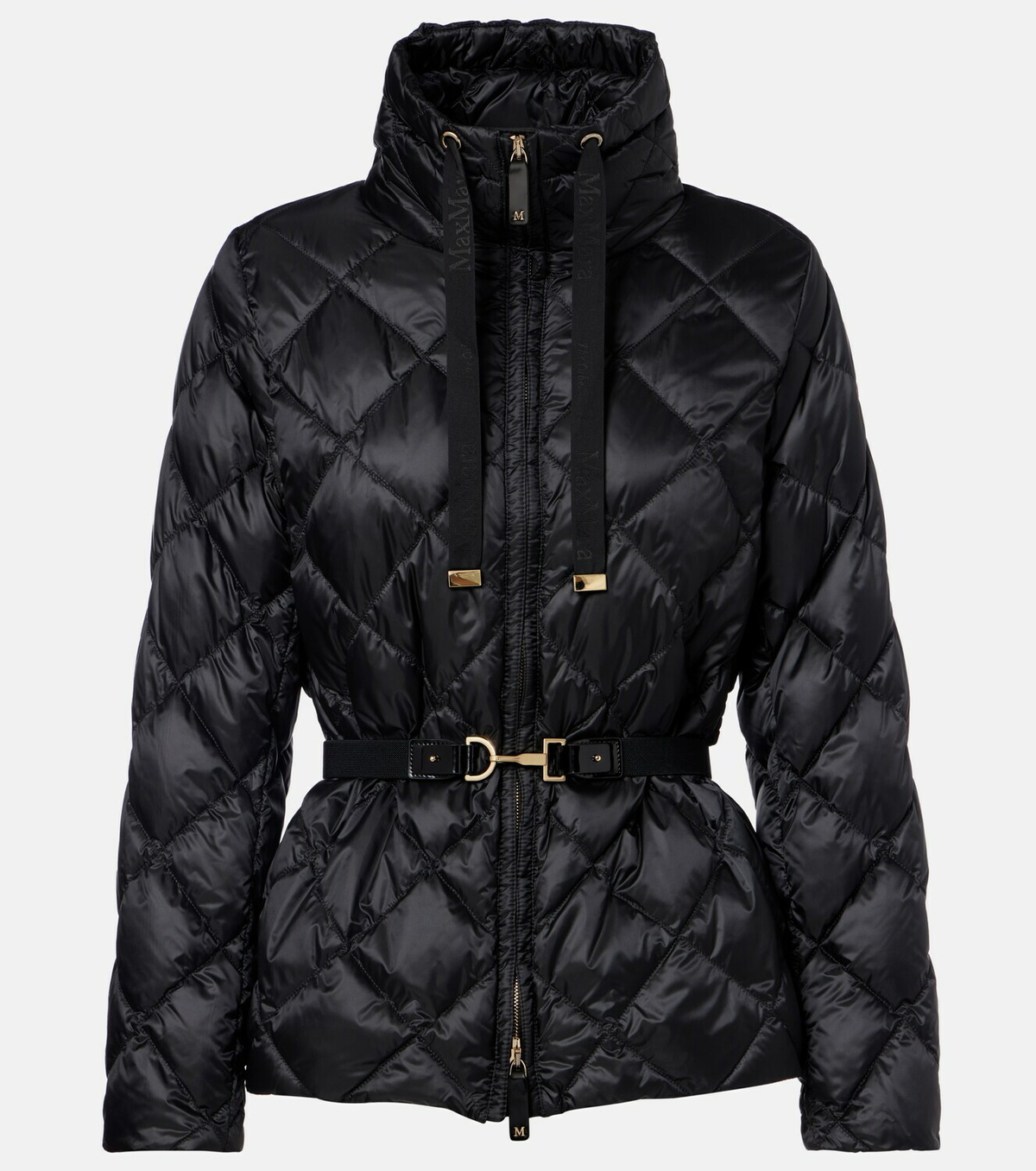 Max Mara Belted quilted down jacket