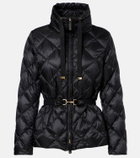Max Mara Belted quilted down jacket