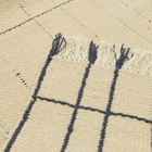 ferm LIVING Sen Runner - 80x200cm in Parchment/Indigo 