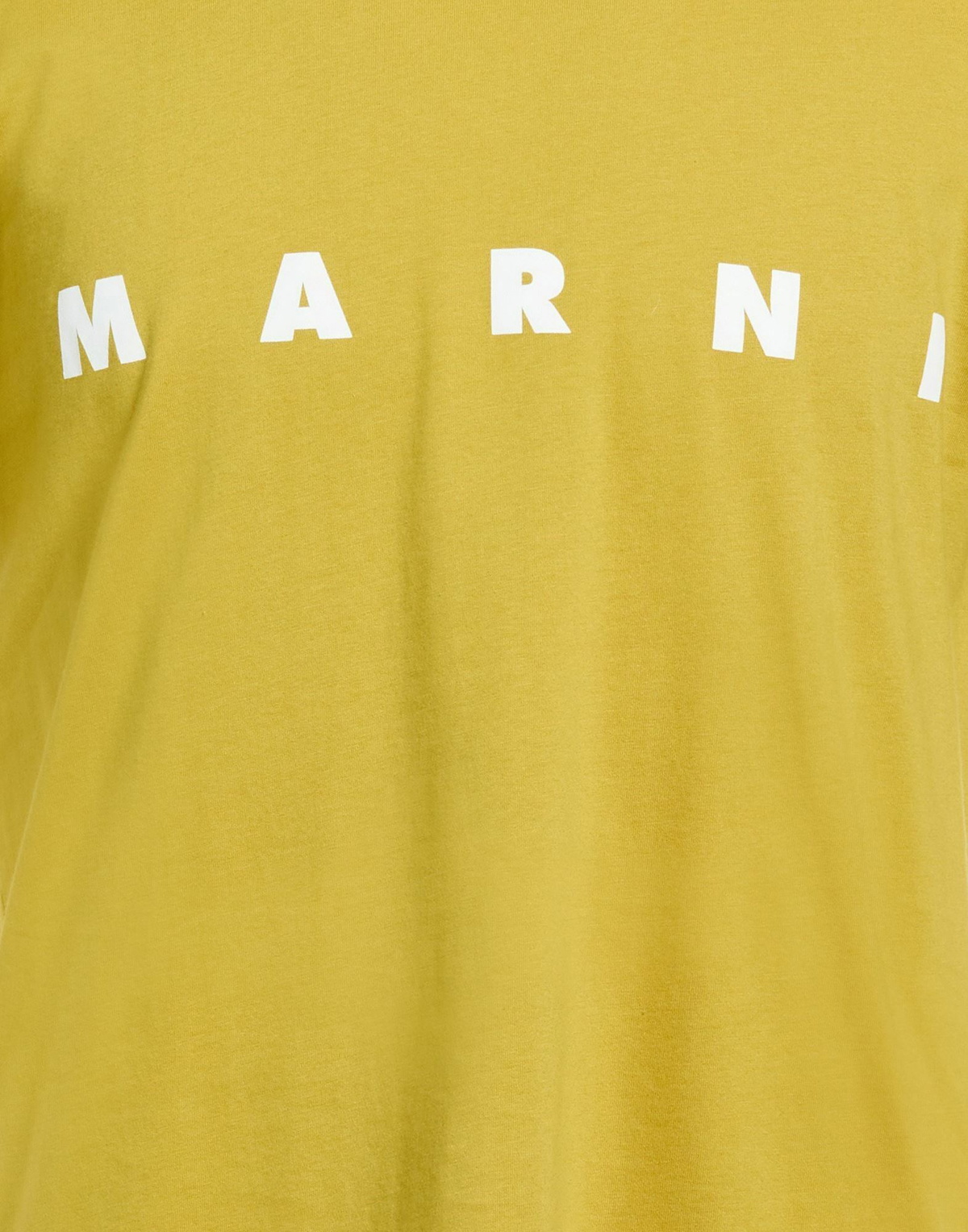 Marni Mens T-shirt Mustard
