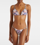 Bananhot Pracy embellished printed bikini bottoms