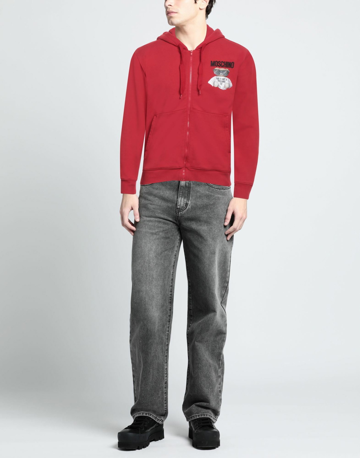 Moschino Mens Sweatshirt in Red
