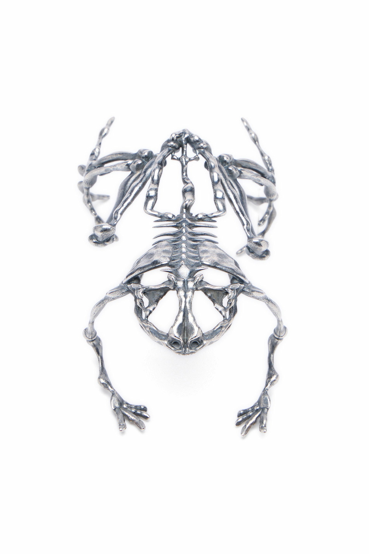 Diesel Skeleton-effect metal bracelet - Bracelets Womens in Silver