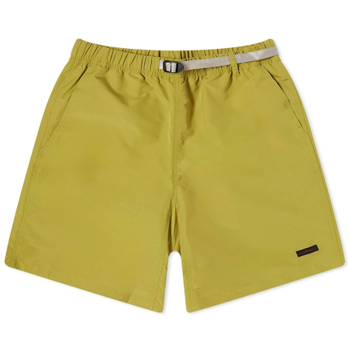 Photo: Gramicci Men's Shell Packable Short in Foggy Lime