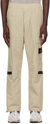 Stone Island Taupe Loose Fit Cargo Pants