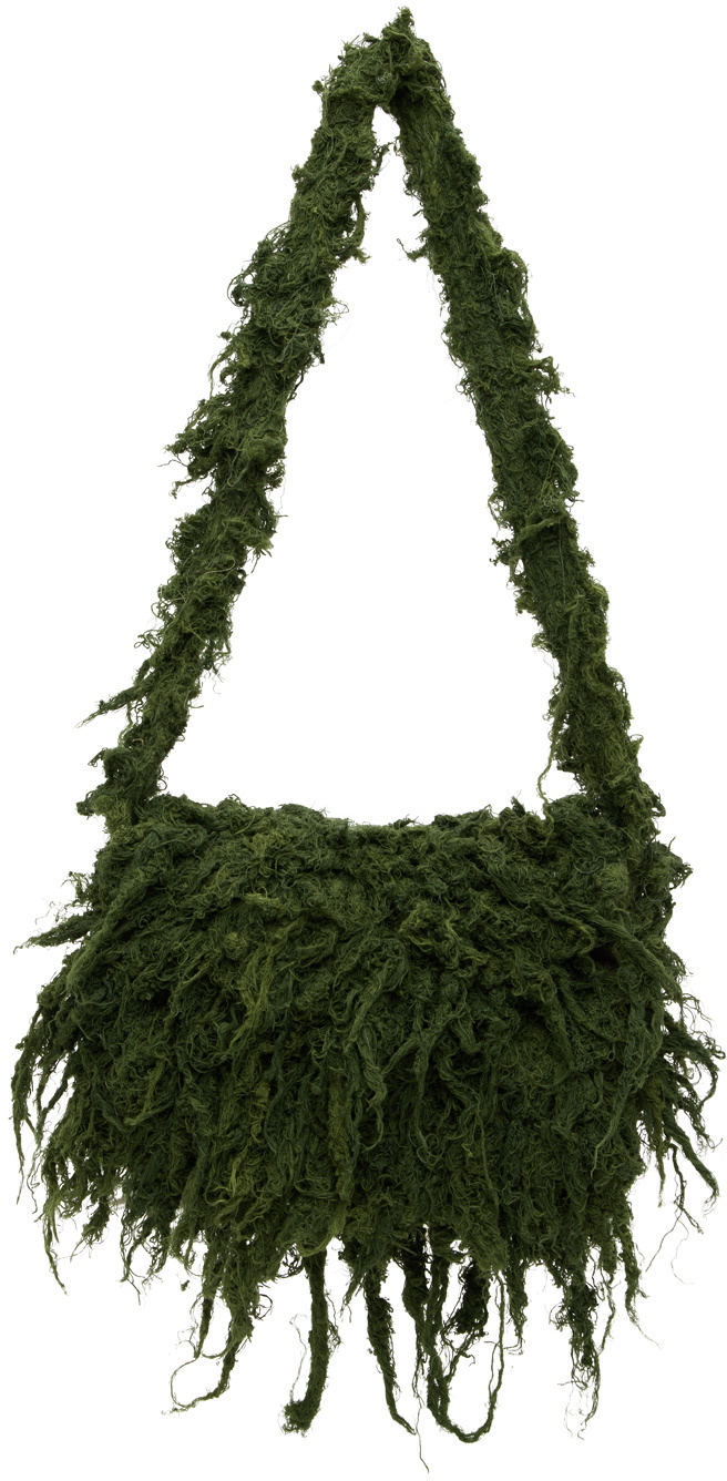Solitude Studios Green Seaweed Messenger Bag
