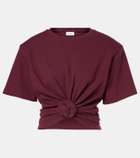 Magda Butrym Cotton-blend jersey T-shirt