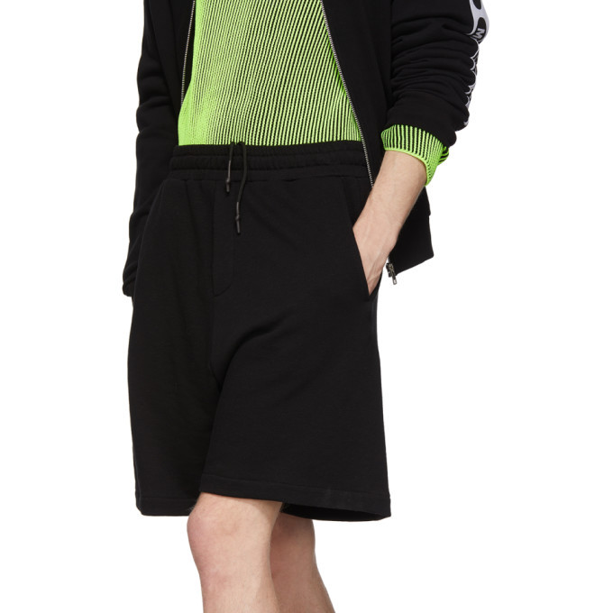 McQ Alexander McQueen Black Shrunken Shorts