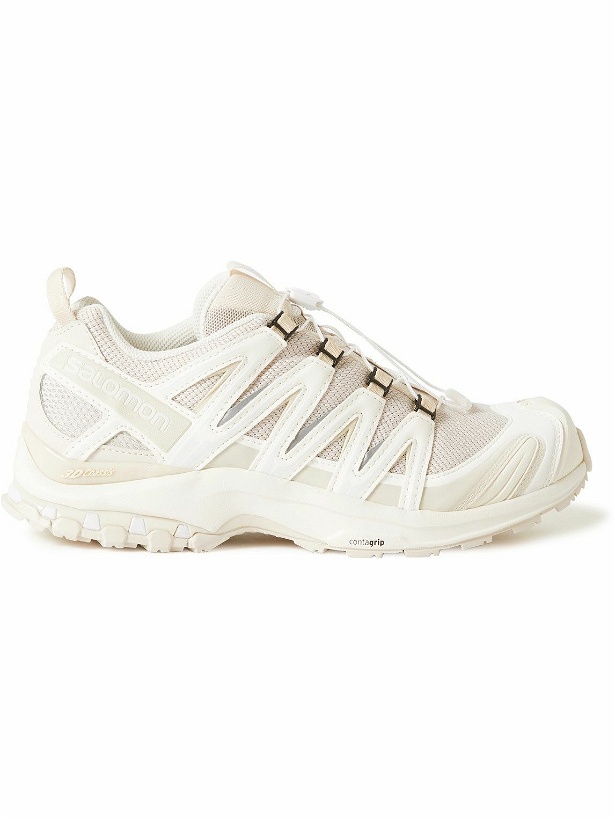 Photo: Salomon - XA Pro 3D Rubber-Trimmed Mesh Trail Running Sneakers - White