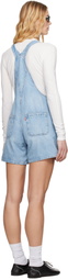 Levi's Blue Utility Short Denim Overalls