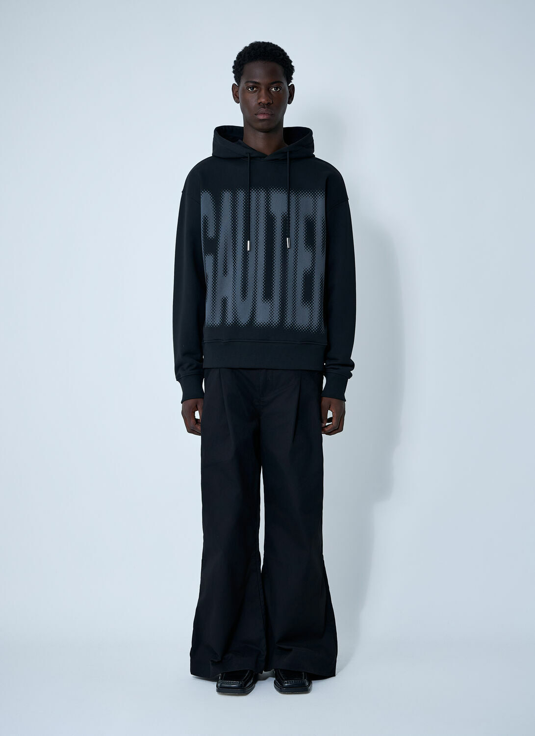 Jean Paul Gaultier Logo Motif Hooded Sweatshirt