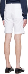 Massimo Alba White Vela Shorts