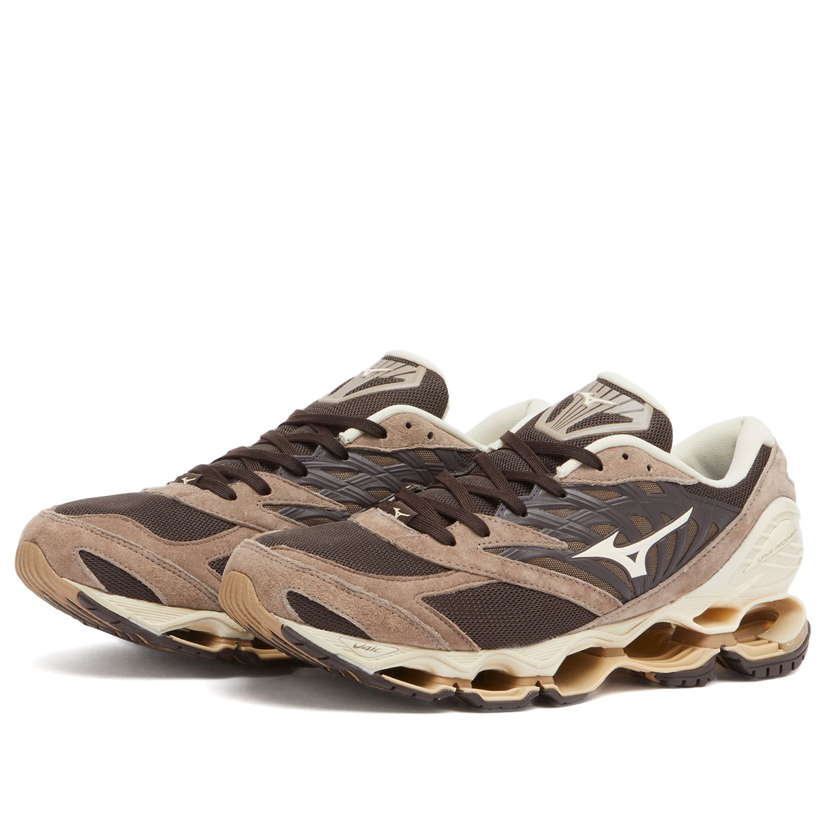 Mizuno Wave Prophecy LS Sneakers in Mole/Pristine/Fungi Mizuno