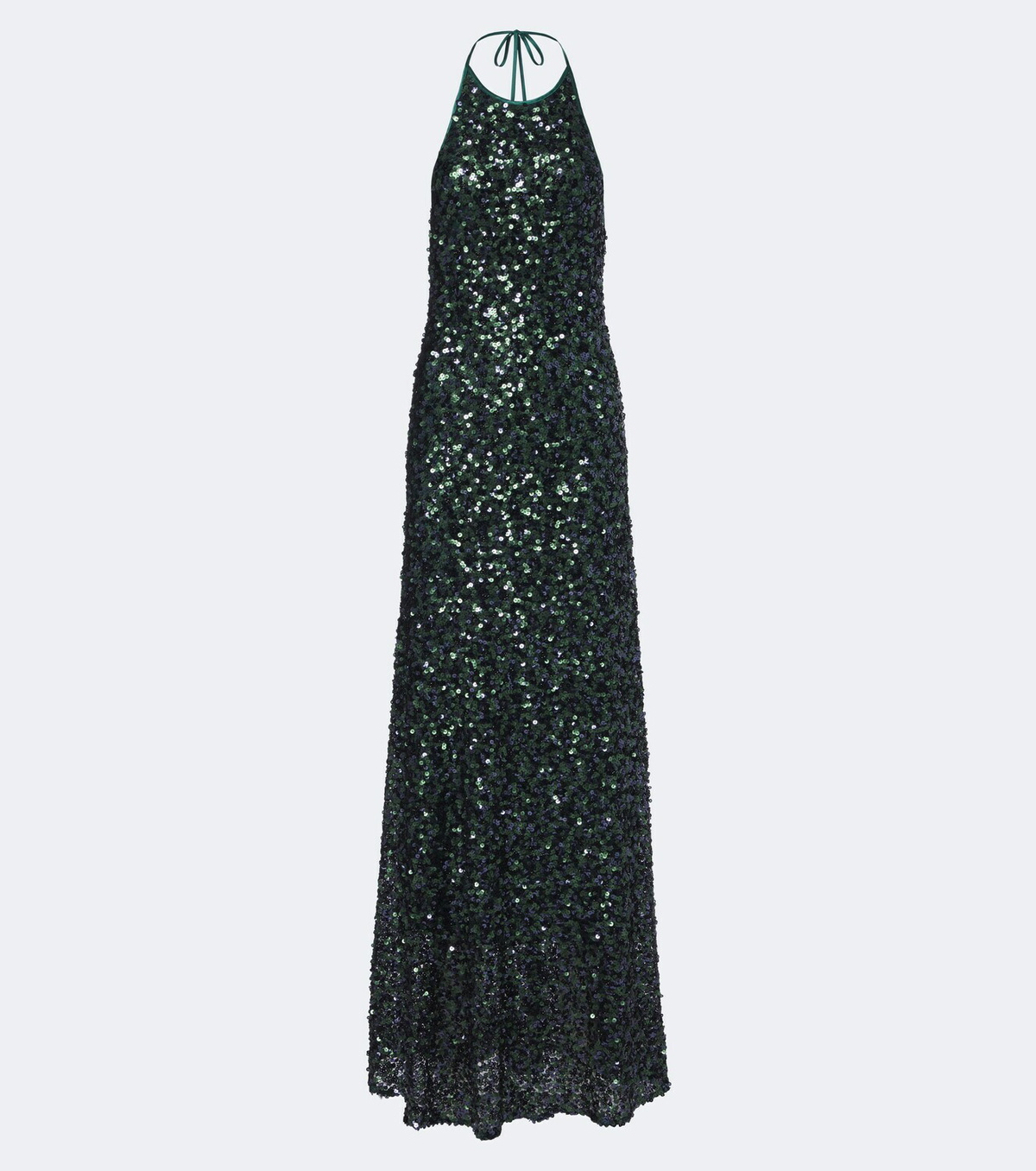 Christopher Esber Open-back sequined halterneck gown