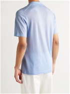 GABRIELA HEARST - Cashmere Polo Shirt - Blue - M
