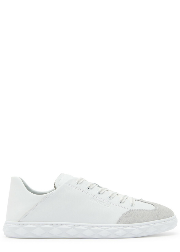 Photo: Jimmy Choo Diamond Flex Leather Sneakers White
