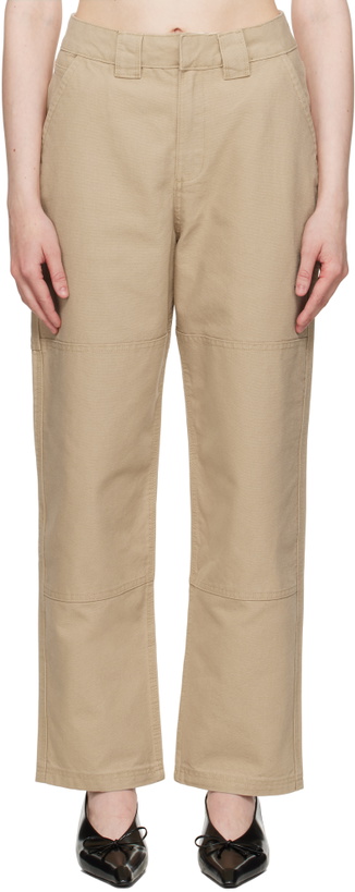 Photo: HommeGirls Beige OTW by Vans Edition Workwear Trousers