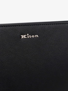 Kiton Ciro Paone   Clutch Black   Mens