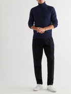 JOHN SMEDLEY - Kolton Slim-Fit Recycled Cashmere and Merino Wool-Blend Rollneck Sweater - Blue