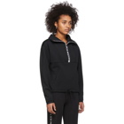 Nike Black Crop Mock Neck Sweatshirt