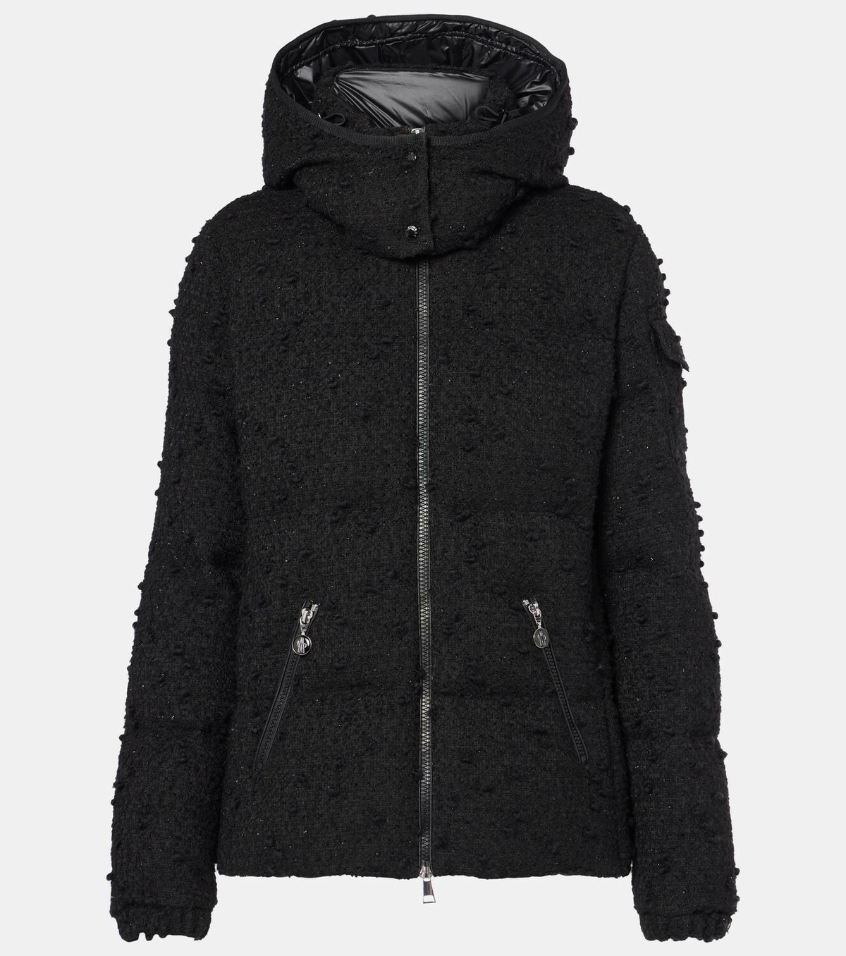 Moncler Fourmines tweed down jacket Moncler