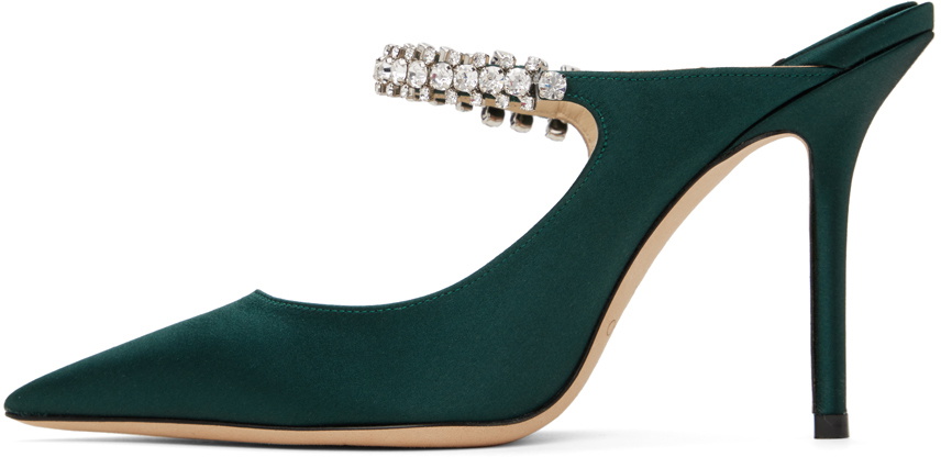 Jimmy Choo Green Bing 100 Heels Jimmy Choo