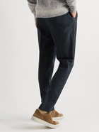 Altea - Wayne Tapered Virgin Wool-Blend Trousers - Blue