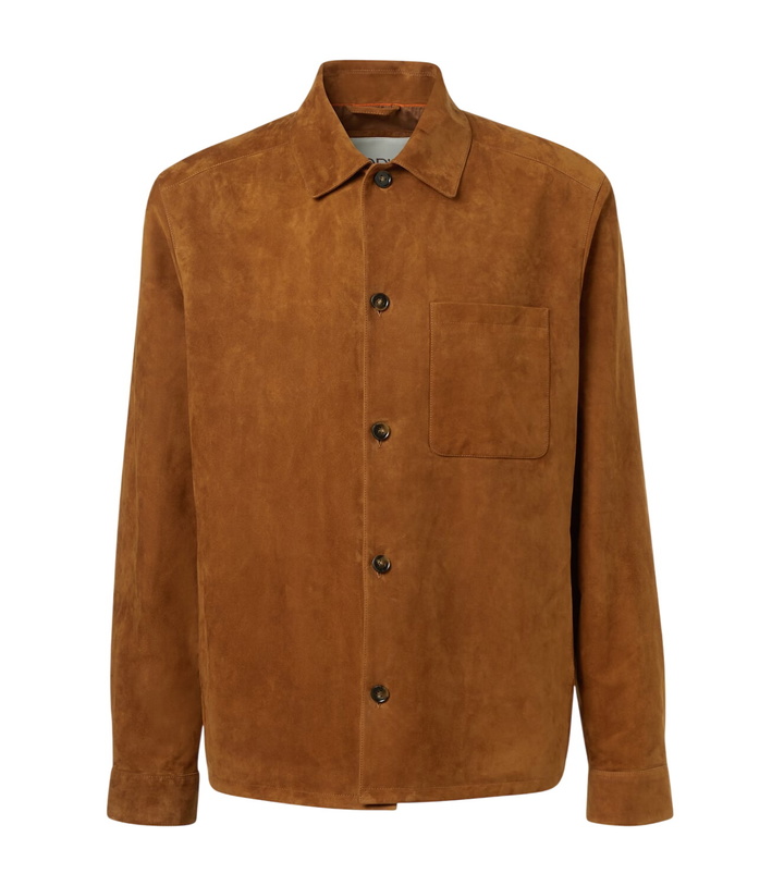 Photo: Tod's Suede overshirt